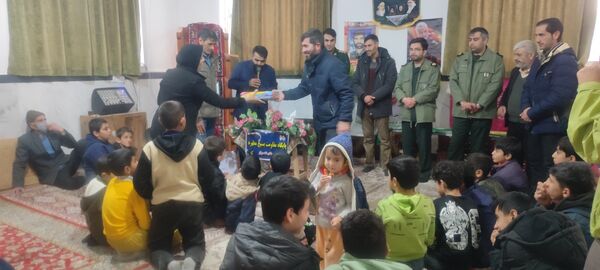 جشن ولادت حضرت علی (ع) پایگاه بسیج مطهره روستای تنسوان شیروان