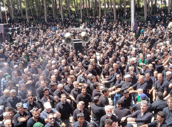 عزاداری عاشورای حسینی در میدان قتلگاه بیرجند 
