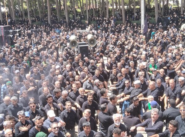 عزاداری عاشورای حسینی در میدان قتلگاه بیرجند 