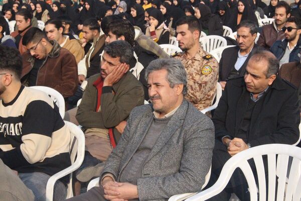 مراسم دومین سالگرد خاکسپاری شهید گمنام آموزشکده فنی دختران قم