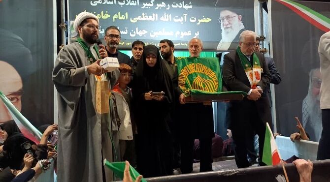 کوهدشت غرق در شور رضوی