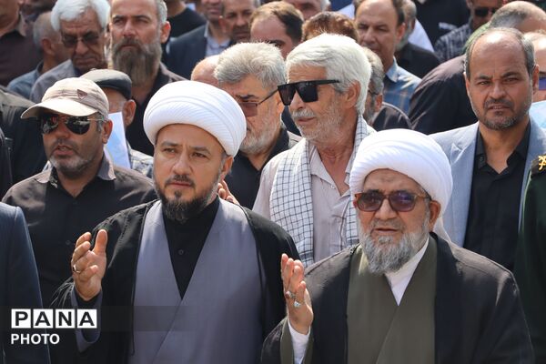 وداع باشکوه مردم سملقان با پیکر مطهر شهید مدافع وطن علی‌اصغر نورانی