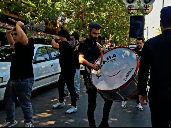 مراسم تاسوعای حسینی در شهرستان گالیکش