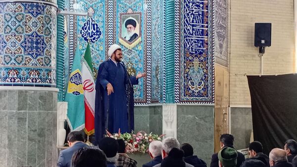 نماز جمعه و برپایی میز خدمت در شهر سورشجان