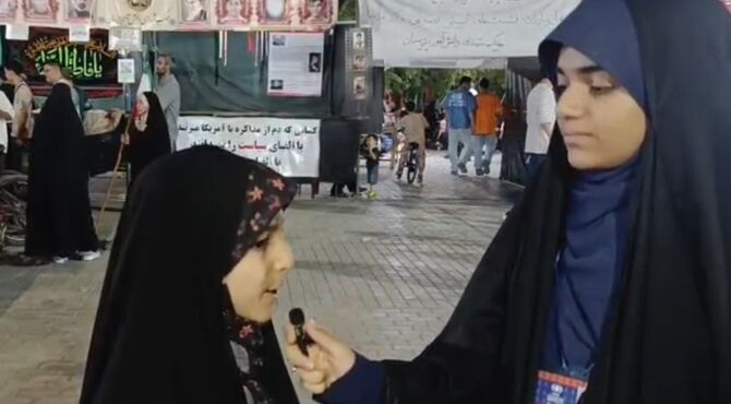 روایتی از تجمع شبانه مردم در مسجد حضرت فاطمه زهرا(س) پردیسان قم