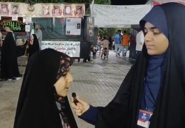 روایتی از تجمع شبانه مردم در مسجد حضرت فاطمه زهرا(س) پردیسان قم