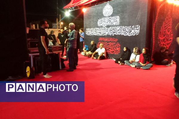 مراسم عزاداری شهادت کریم اهل بیت (ع)در کشتی سفینة  النجاة 