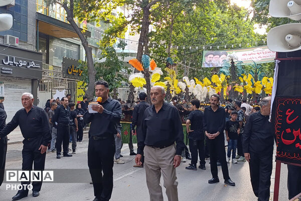 آیین باشکوه علم‌گردانی در غروب عاشورا 