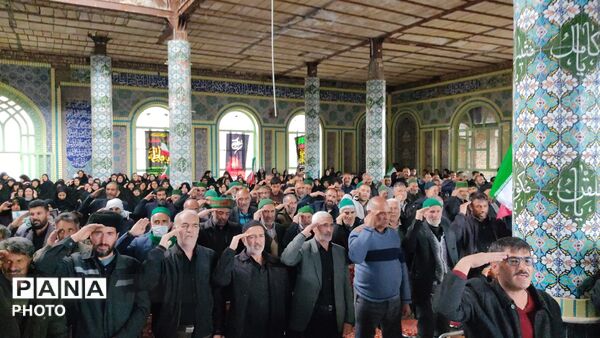 مراسم گرامیداشت چهلم امام شهید در گلزار شهدای  شهر بار نیشابور-۲