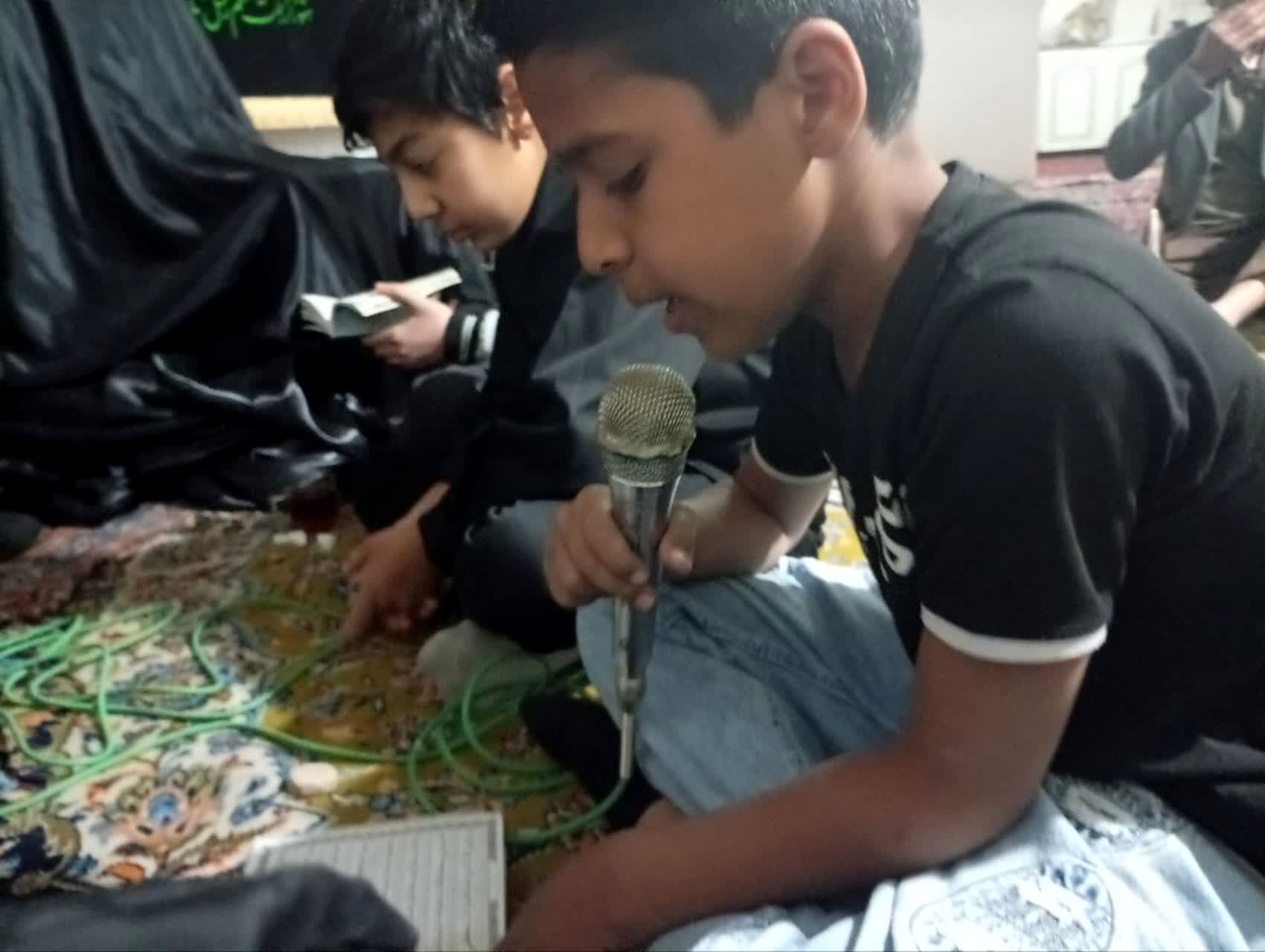 مراسم عزاداری ایام  فاطمیه در موکب مردمی شاهزاده علی اصغر فدافن 