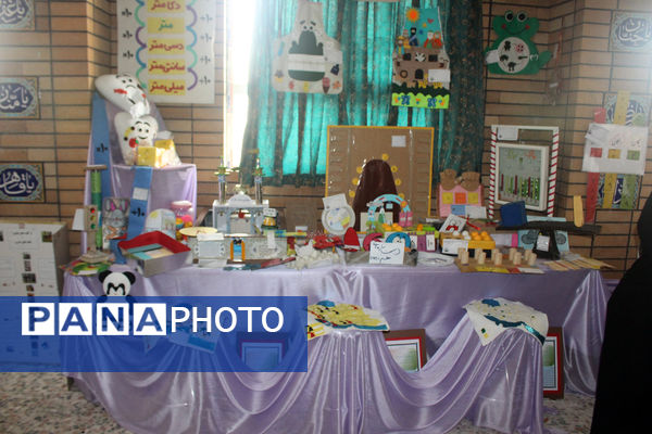 نمایشگاه طرح جابر در مدرسه باباییان ناحیه یک قم