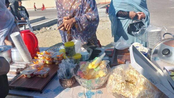 بازارچه دانش‌آموزی در منطقه فین