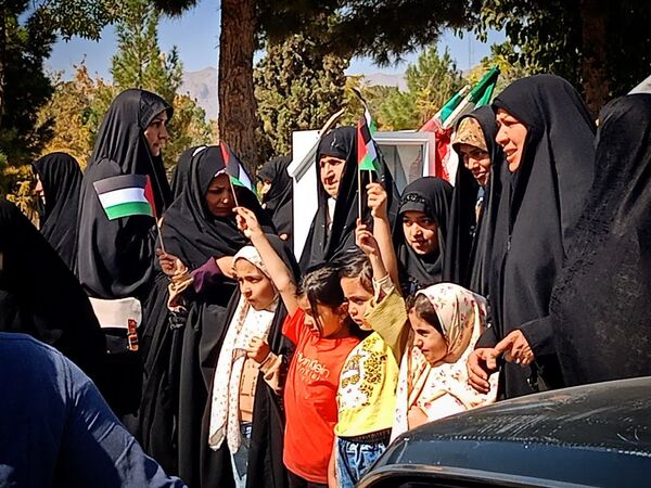 کودکانی که آزادی فلسطین را فریاد زدند