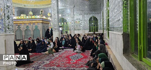 مراسم عید  غدیر در امامزاده شان آباد با حضور بخشدارقلقلرود  