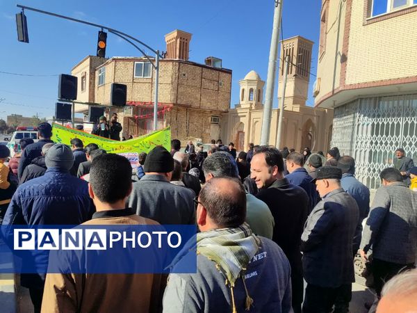 حضور پرشور مردم انقلابی شهر حسن آباد جرقویه علیا در راهپیمایی یوم الله ۲۲ بهمن