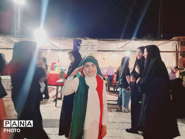 موکب دبستان سرای امید در پاتوق نوجوان مبارز تفت