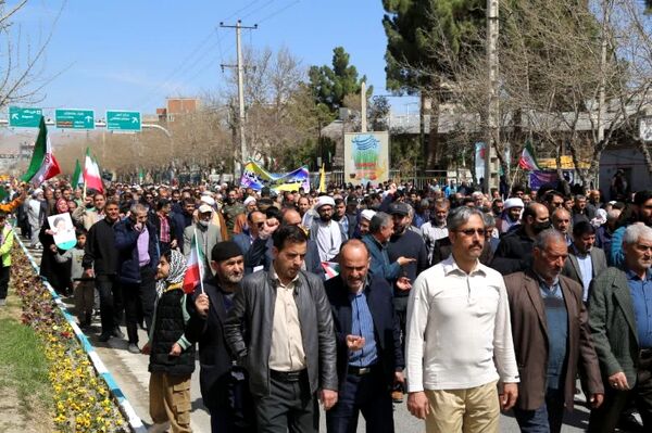  راهپیمایی روز جهانی قدس در بجنورد 