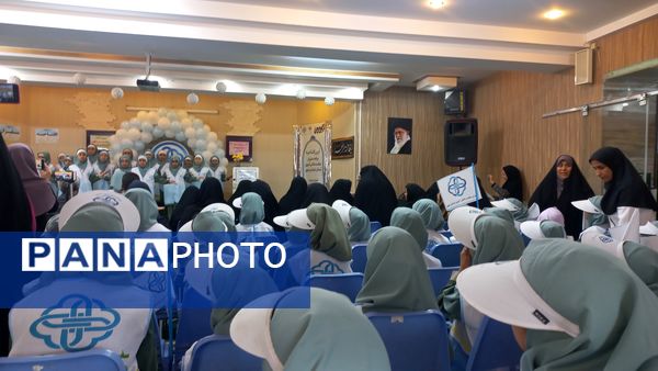 آئین افتتاحیه برنامه سفیران سلامت دانش آموزی استان خراسان رضوی در دبستان شاهد تحقیقی ناحیه ۶