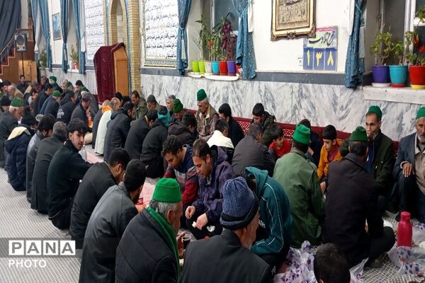 ضیافت افطاری همراه با نماز جماعت مغرب و عشاء در مسجد جامع شهر بار 
