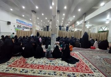 جشن شب ولادت آقا صاحب الزمان‌ (عج) در روستای مهدی آباد خلیل آباد