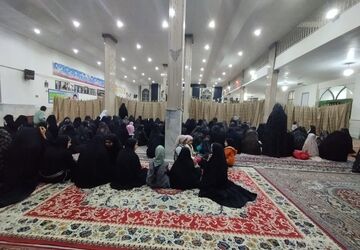 جشن شب ولادت آقا صاحب الزمان‌ (عج) در روستای مهدی آباد خلیل آباد
