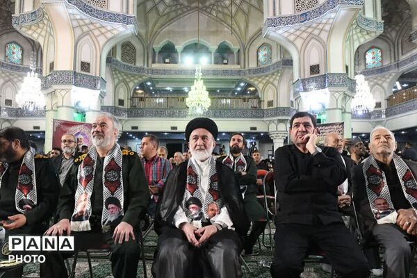 مراسم سالگرد شهادت سردار حسین سلامی در ناحیه دو شهرری 