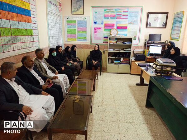 مانور بازگشایی مدارس در شهرستان میرجاوه 