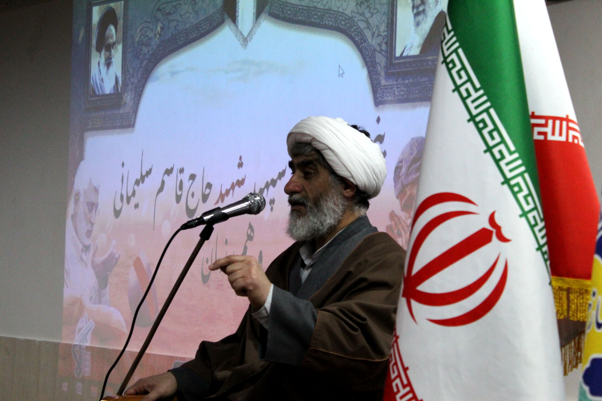 گرامیداشت پنجمین سالگرد شهادت سردار سلیمانی در شهر درق 