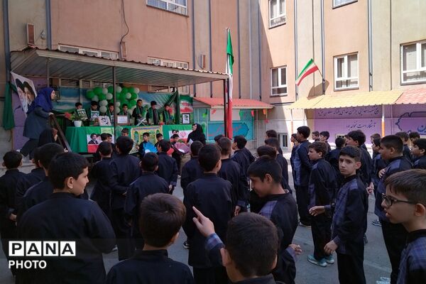 نخستین چهارشنبه امام رضایی در آموزشگاه شاهد چهاردانگه