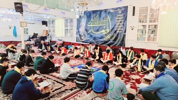 اعتکاف دانش‌آموزی در گرگان