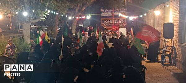 مراسم گرامیداشت هفته دفاع مقدس در میدان حافظ شهرستان نیشابور 