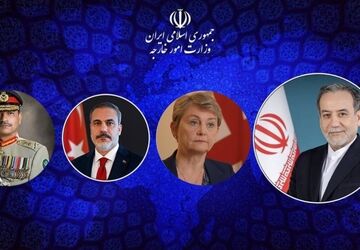 گفت‌وگوی عراقچی با وزرای خارجه ۶ کشور و فرمانده ارتش پاکستان درباره پاسخ ایران به رژیم صهیونیستی 