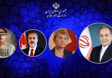گفت‌وگوی عراقچی با وزرای خارجه ۶ کشور و فرمانده ارتش پاکستان درباره پاسخ ایران به رژیم صهیونیستی 