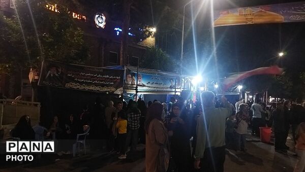 گذری بر موکب هفتاد و پنجمین شب از اجتماعات مردمی نیشابور 