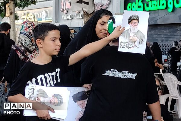  وداع با رهبر شهید در جوار بارگاه رضوی