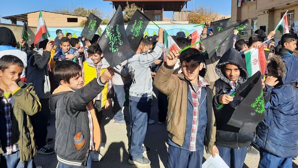 آیین استقبال از شهید گمنام در ناغان 