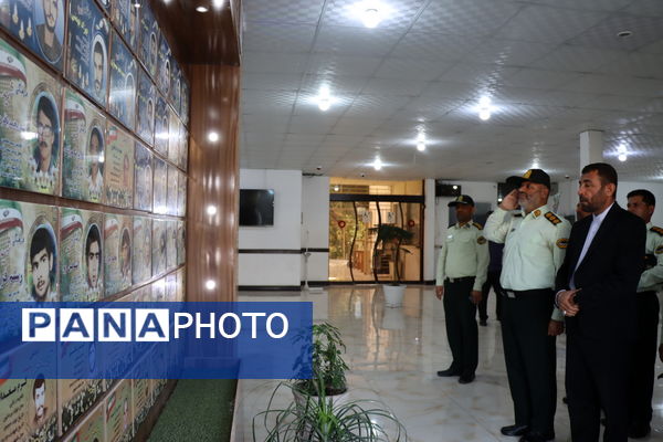 دیدار  معاون هماهنگ کننده فراجا استان بوشهر و هیات همراه با مدیر کل آموزش و پرورش استان بوشهر 