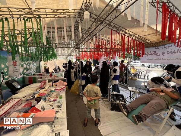 برپایی موکب خدمات پزشکی رایگان در جشن غدیر 