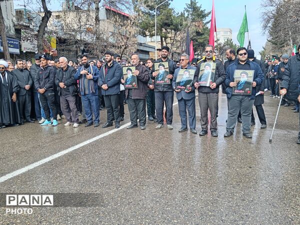 قاب پانا میزبان مراسم تشییع پیکر شهدا نیشابور 