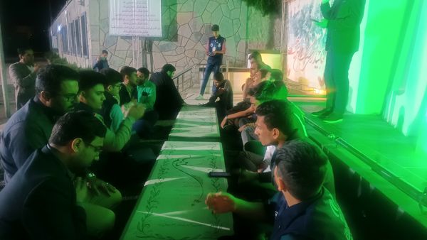 مراسم شب شهادت امام صادق(ع) در اردوی ملی پسران مسئله‌محور پانا