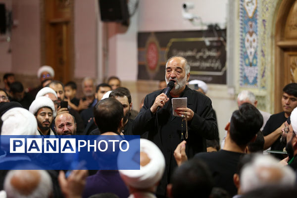 عزاداری شب شهادت امام باقر(ع) در حرم کریمه اهل بیت