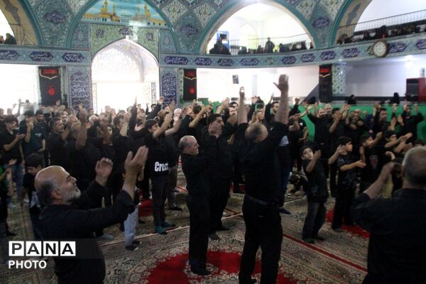 پرسه خوانی صبح تاسوعا در ده بالا یزد
