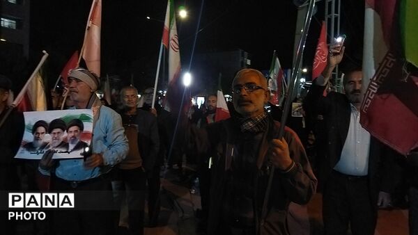 دویست و بیست و نهمین شب از اجتماعات مردمی بلوار فضل نیشابور در قاب پانا 