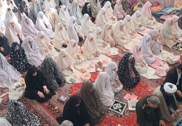 اعتکاف دانش‌آموزان دختر در مسجد النبی زارچ؛ چند روز بندگی و همدلی