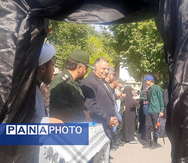 اعزام دانش‌آموزان گروه سرود سفینة النجاة نیشابور به پیاده‌روی اربعین حسینی 