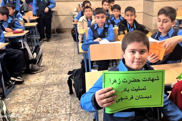 برپایی ایستگاه صلواتی در دبستان فرشچی اسلامشهر