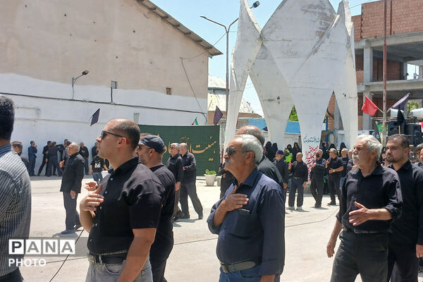 مراسم تاسوعای حسینی در شهرستان شیروان 