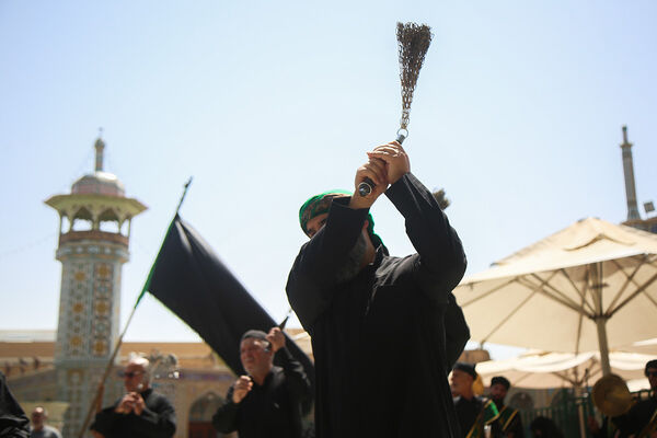 مراسم عزاداری سالروز شهادت امام حسن عسگری(ع) در قم