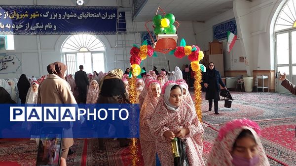 جشن تکلیف دانش‌آموزان دختر پایه سوم شیروان