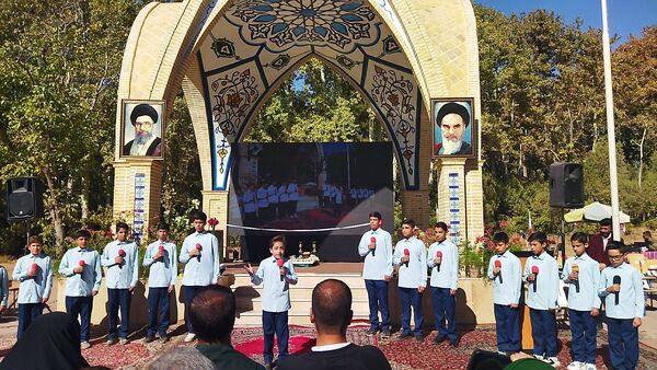  آیین افتتاحیه یادمان شهید دانش آموز اردوگاه باغرود نیشابور